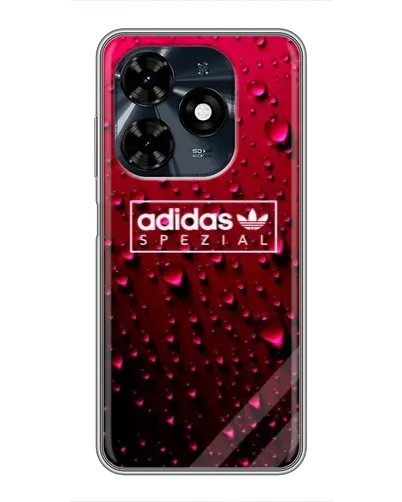 Чехол для TECNO Spark 20c с картинкой «Adidas Gold Marble»