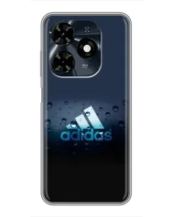 Чехол для TECNO Spark 20c с картинкой «Adidas Water Drops»