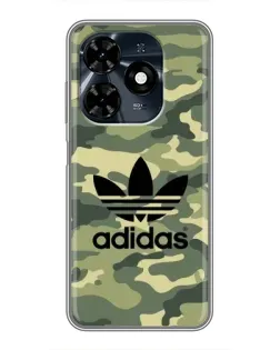 Чехол для TECNO Spark 20c с картинкой «Милитари стиль Adidas»