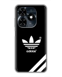 Чехол для TECNO Spark 20c с картинкой «Adidas с диагональными полосами»