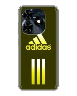 Чехол для TECNO Spark 20c с картинкой «Оливковый градиент Adidas»