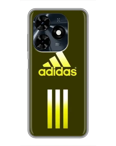 Чехол для TECNO Spark 20c с картинкой «Оливковый градиент Adidas»