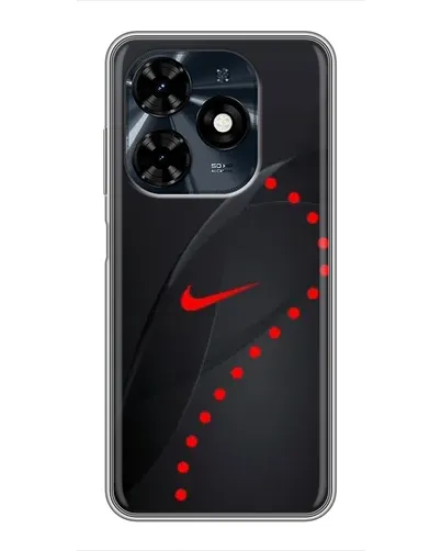 Чехол для TECNO Spark 20c с картинкой «Абстрактный дизайн Nike»