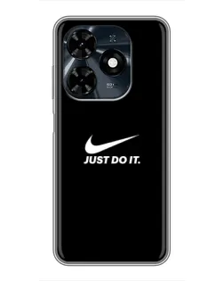 Чехол для TECNO Spark 20c с картинкой «Минимализм от Nike»