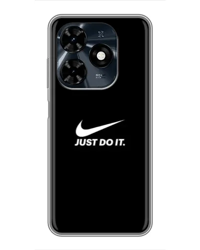 Чехол для TECNO Spark 20c с картинкой «Минимализм от Nike»