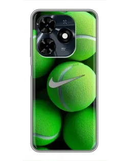 Чехол для TECNO Spark 20c с картинкой «Теннисные мячи Найк»