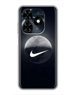 Чохол для TECNO Spark 20c з картинкою «Nike у стилі графіті»