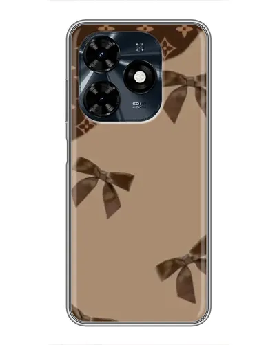 Чехол для TECNO Spark 20c с картинкой «LV — кофейный атлас»