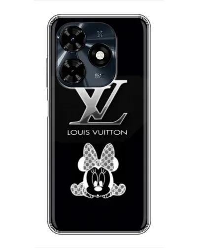 Чехол для TECNO Spark 20c с картинкой «LV и Минни Маус»