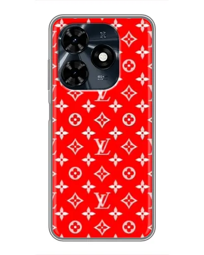 Чехол для TECNO Spark 20c с картинкой «Яркий паттерн LV»