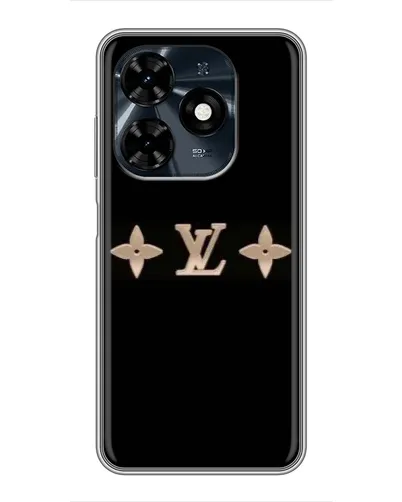 Чехол для TECNO Spark 20c с картинкой «Louis Vuitton — минимализм»