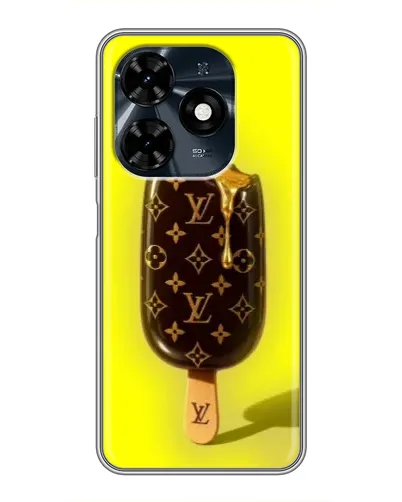 Чехол для TECNO Spark 20c с картинкой «Мороженое от LV»