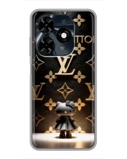 Чехол для TECNO Spark 20c с картинкой «Монограмма с фигурой»