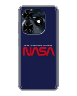 Чохол для TECNO Spark 20c з картинкою «NASA — глибокий космос»
