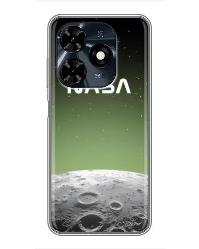 Чохол для TECNO Spark 20c з картинкою «NASA — місячний градієнт»