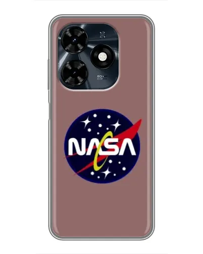Чохол для TECNO Spark 20c з картинкою «NASA — ретро космос»