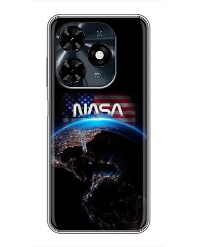 Чохол для TECNO Spark 20c з картинкою «Земля з космосу NASA»
