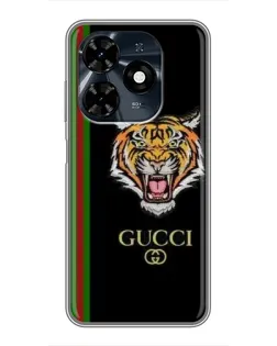 Чохол для TECNO Spark 20c з картинкою «Тигр Gucci»