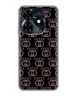 Чохол для TECNO Spark 20c з картинкою «Класична монограма Gucci»