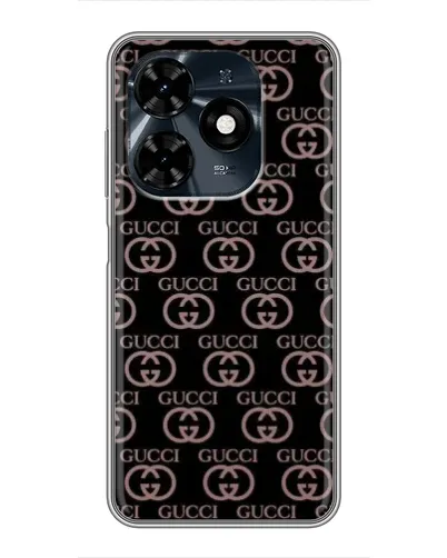 Чохол для TECNO Spark 20c з картинкою «Класична монограма Gucci»