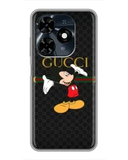 Чохол для TECNO Spark 20c з картинкою «Міккі Маус Gucci»