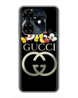 Чохол для TECNO Spark 20c з картинкою «Gucci — герої Disney»