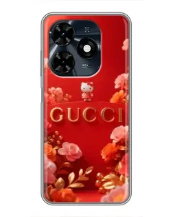 Чохол для TECNO Spark 20c з картинкою «Gucci — золотий сад»