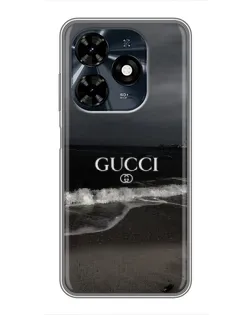Чохол для TECNO Spark 20c з картинкою «Gucci — морський прибій»