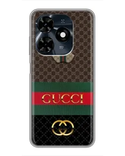 Чохол для TECNO Spark 20c з картинкою «Gucci — брендований десерт»