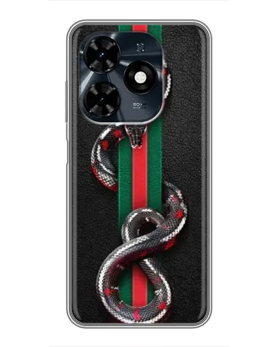 Чохол для TECNO Spark 20c з картинкою «Gucci — змія на смузі» Чохол для TECNO Spark 20c з картинкою «Gucci — змія на смузі»
