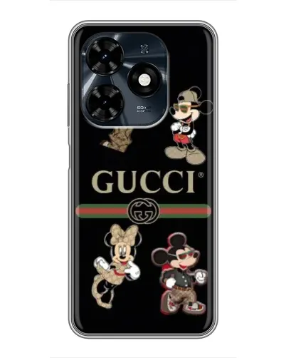 Чохол для TECNO Spark 20c з картинкою «Gucci — герої Disney та монограма» Чохол для TECNO Spark 20c з картинкою «Gucci — герої Disney та монограма»