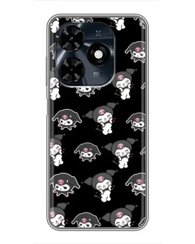 Чохол для TECNO Spark 20c з картинкою «Чорний паттерн Kuromi» Чохол для TECNO Spark 20c з картинкою «Чорний паттерн Kuromi»