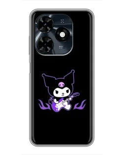 Чохол для TECNO Spark 20c з картинкою «Електрична Kuromi»