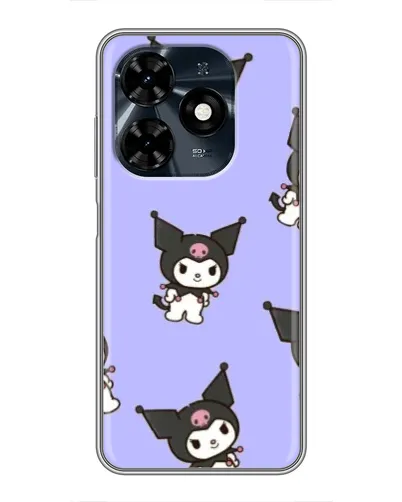 Чохол для TECNO Spark 20c з картинкою «Паттерн з Kuromi» Чохол для TECNO Spark 20c з картинкою «Паттерн з Kuromi»