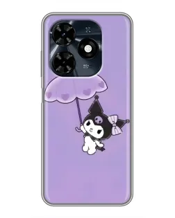Чохол для TECNO Spark 20c з картинкою «Kuromi з парасолькою»