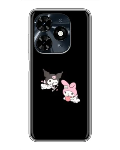 Чохол для TECNO Spark 20c з картинкою «My Melody та Kuromi» Чохол для TECNO Spark 20c з картинкою «My Melody та Kuromi»