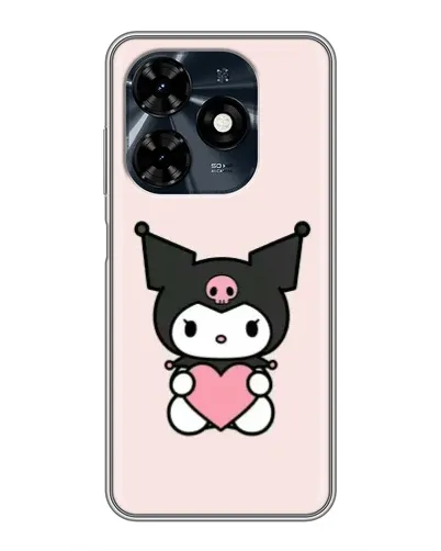 Чохол для TECNO Spark 20c з картинкою «Kuromi та серце» Чохол для TECNO Spark 20c з картинкою «Kuromi та серце»