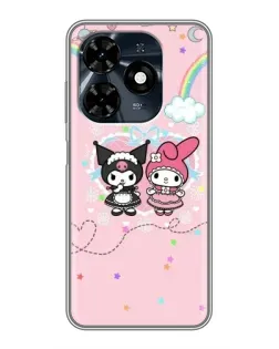 Чохол для TECNO Spark 20c з картинкою «My Melody та Kuromi»