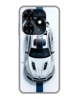 Чохол для TECNO Spark 20c з картинкою «Вид зверху — BMW M»