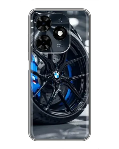 Чохол для TECNO Spark 20c з картинкою «Колесо BMW зблизька»