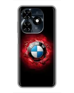 Чохол для TECNO Spark 20c з картинкою «Логотип BMW — спалах»