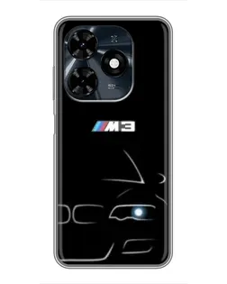 Чохол для TECNO Spark 20c з картинкою «Мінімалістичний принт BMW M3»