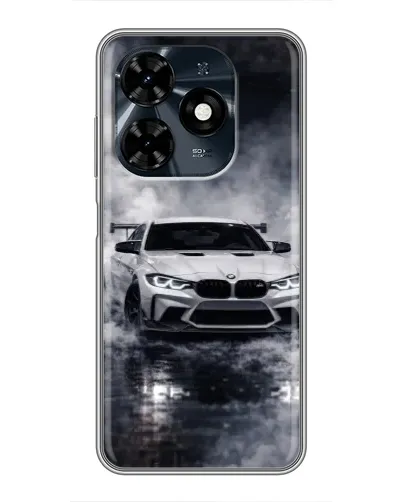Чохол для TECNO Spark 20c з картинкою «BMW крізь туман»