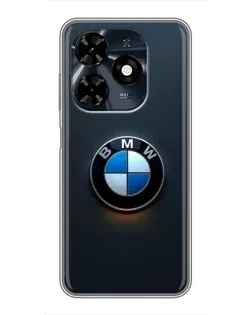 Чохол для TECNO Spark 20c з картинкою «Логотип BMW — мінімалізм»