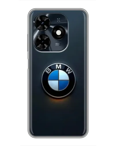 Чохол для TECNO Spark 20c з картинкою «Логотип BMW — мінімалізм»