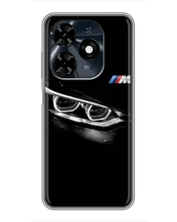 Чехол для TECNO Spark 20c с картинкой «BMW — взгляд тигра»
