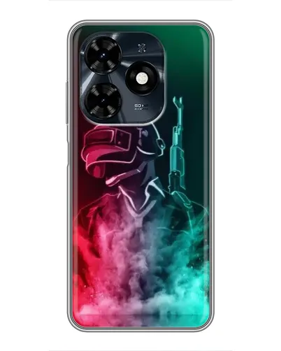 Чохол для TECNO Spark 20c з картинкою «PUBG — вогняний воїн» Чохол для TECNO Spark 20c з картинкою «PUBG — вогняний воїн»