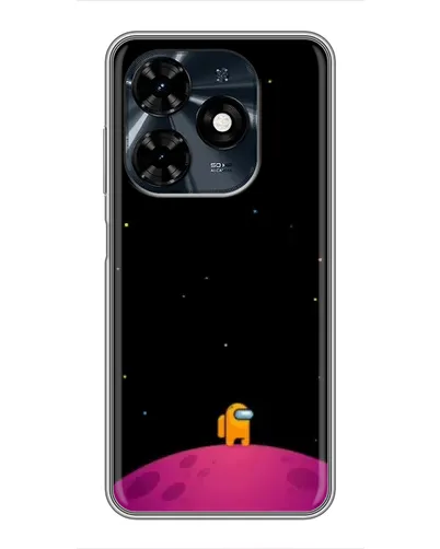 Чехол для TECNO Spark 20c с картинкой «Одинокий герой на планете» Чехол для TECNO Spark 20c с картинкой «Одинокий герой на планете»