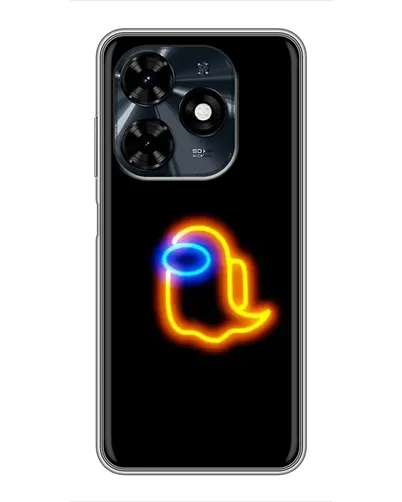 Чехол для TECNO Spark 20c с картинкой «Among Us неоновое сияние» Чехол для TECNO Spark 20c с картинкой «Among Us неоновое сияние»