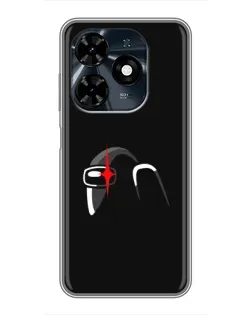Чохол для TECNO Spark 20c з картинкою «Among Us шолом» Чохол для TECNO Spark 20c з картинкою «Among Us шолом»